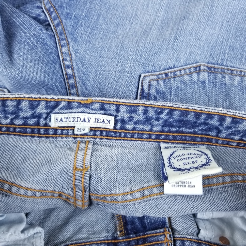 Polo Ralph Lauren Saturday Cropped Jeans - Picture 4 of 5